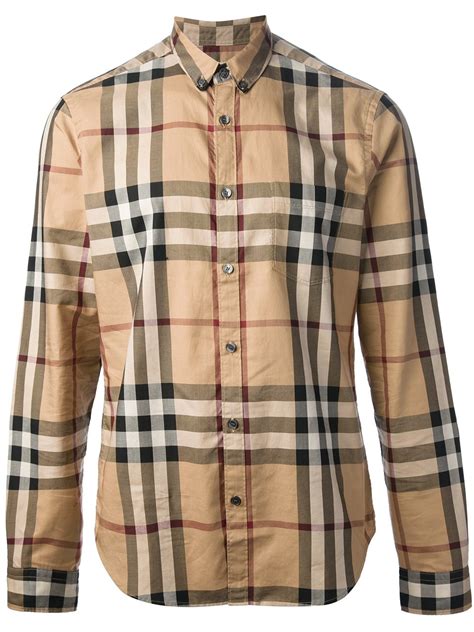 burberry mens shirt|burberry men's shirt on sale.